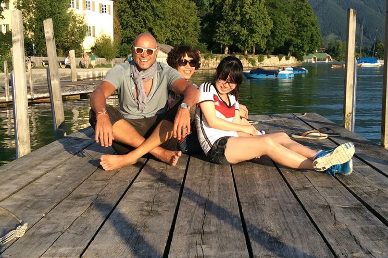 Having my chinese family over at the Tegernsee