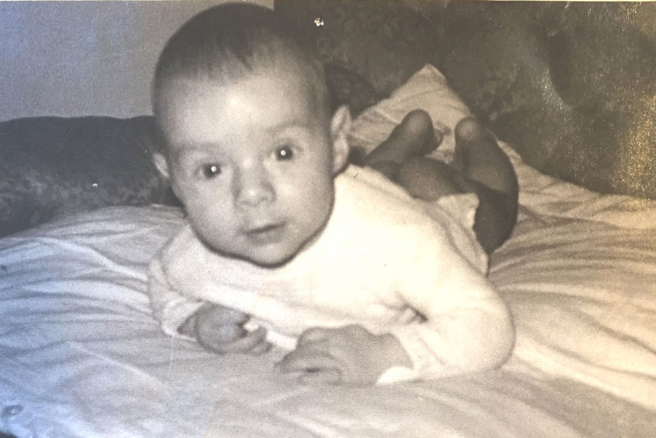 Me as a baby almost the same haircut as today