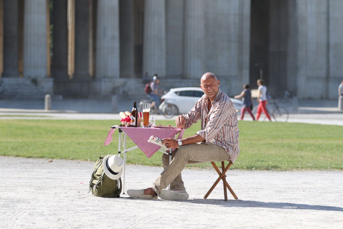 On the set for my client SCHNEIDER WEISSE