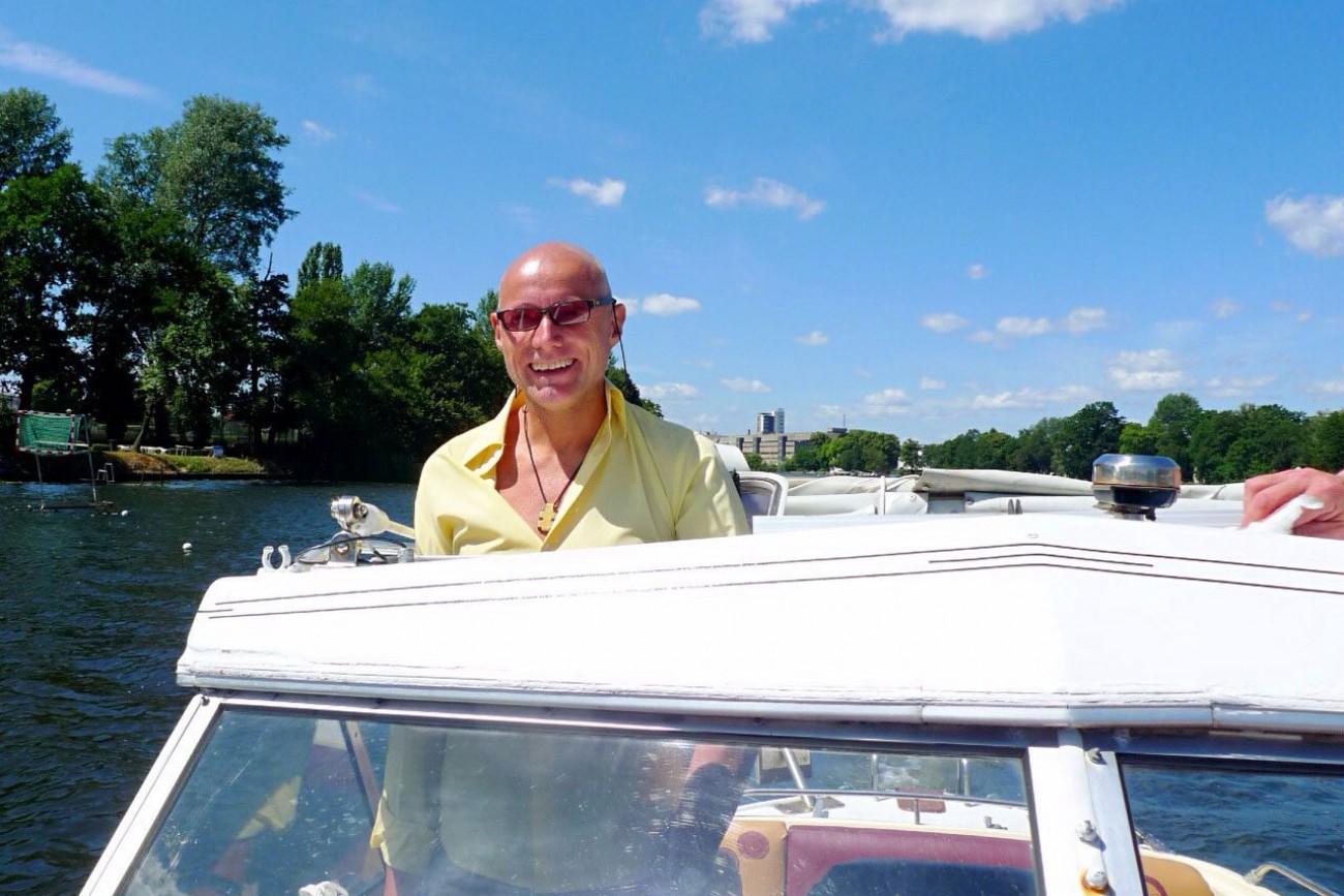 Sunny weekends on our boat in Berlin