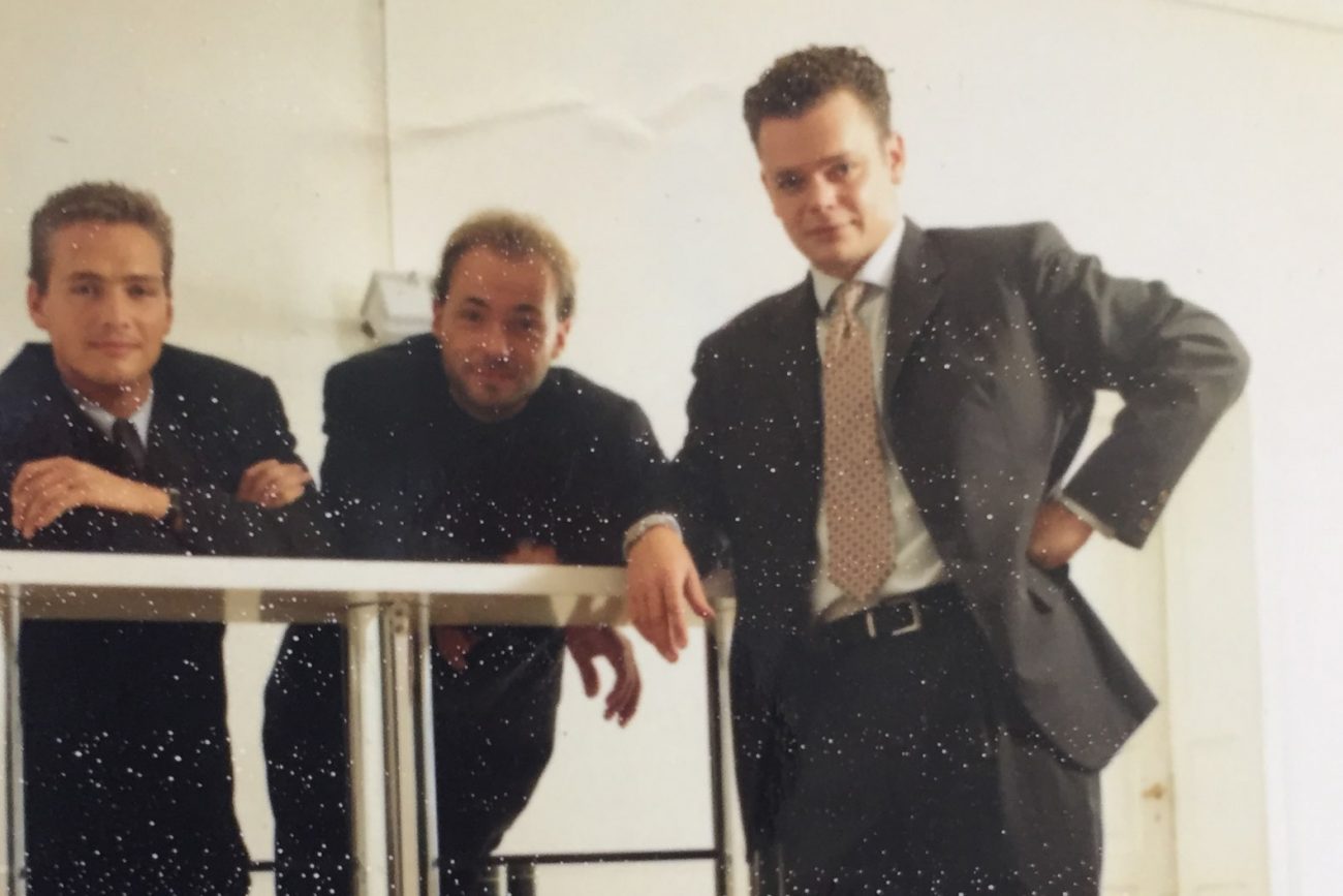 Back in the 90s: me and my advertising agency partners